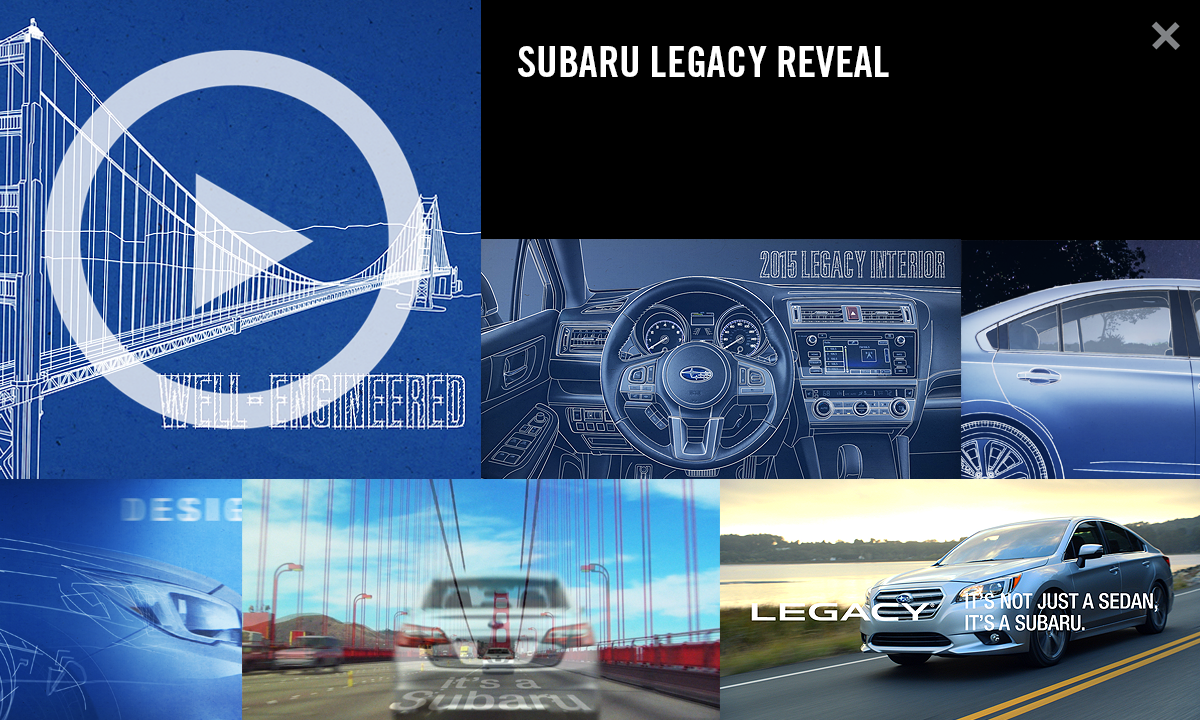 subaru legacy reveal