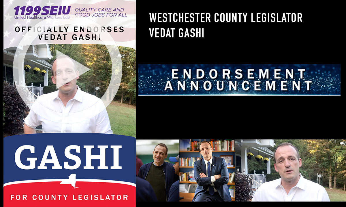 Westchester County Legislator Vedat Gashi